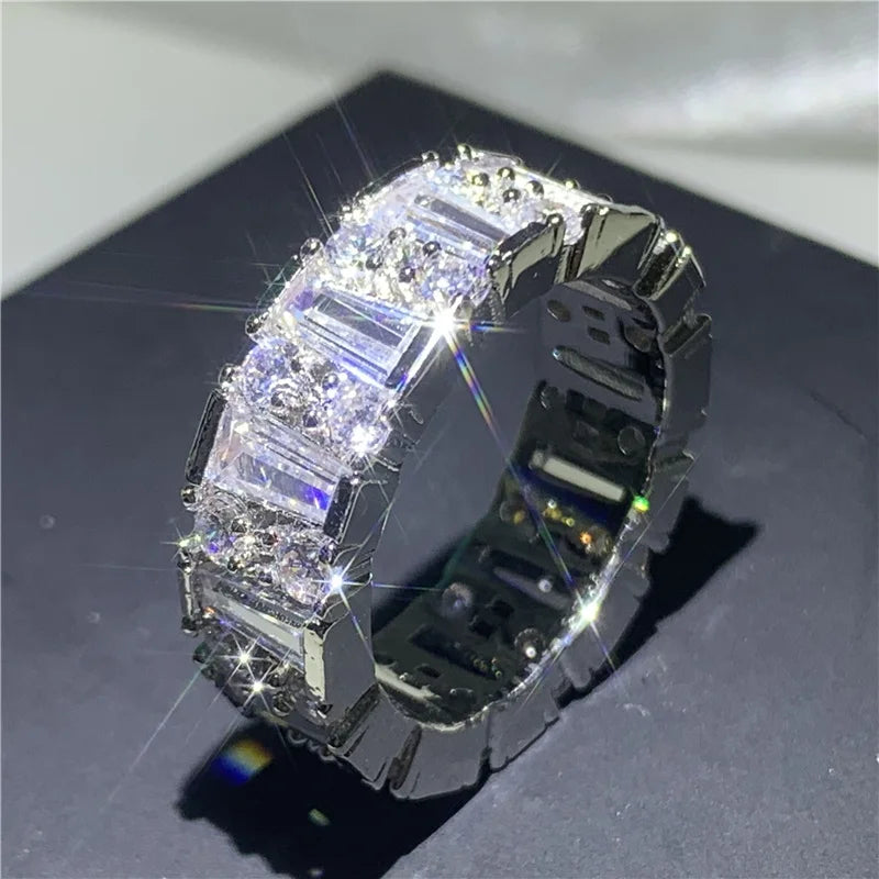 925 Sterling Silver Diamond Ring 💍✨