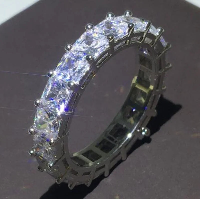 925 Sterling Silver Diamond Ring 💍✨