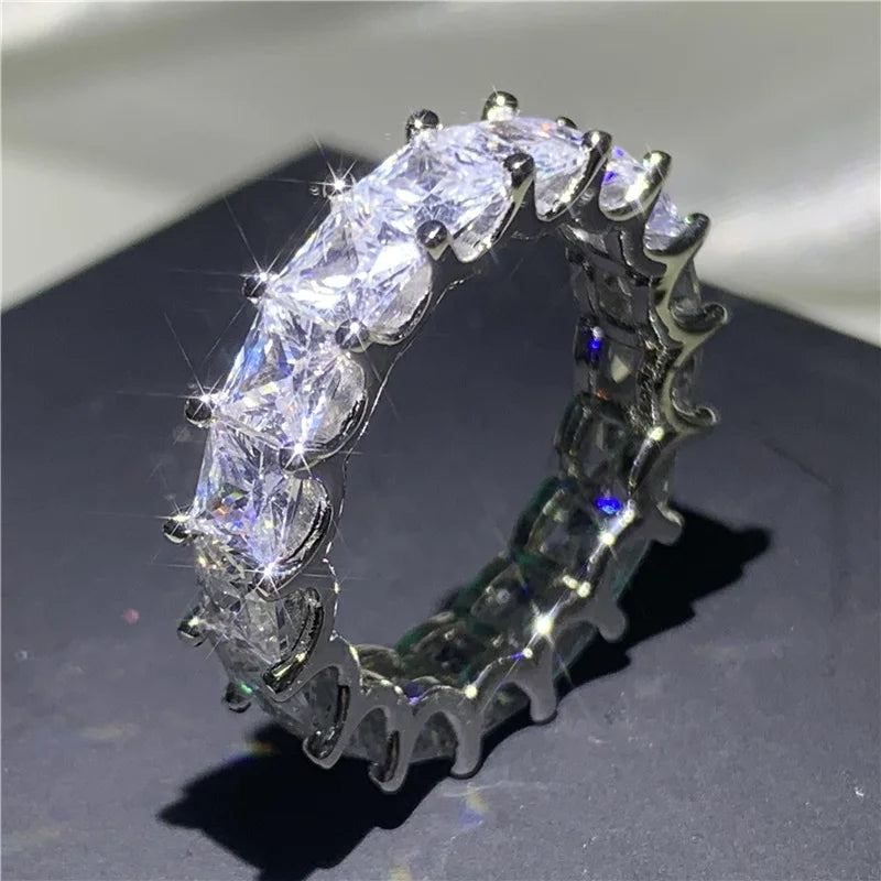 925 Sterling Silver Diamond Ring 💍✨