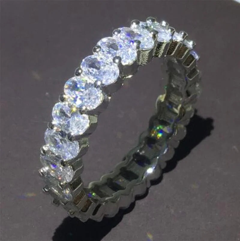 925 Sterling Silver Diamond Ring 💍✨