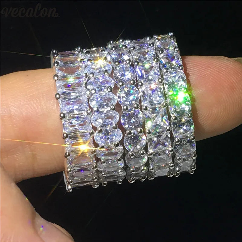 925 Sterling Silver Diamond Ring 💍✨
