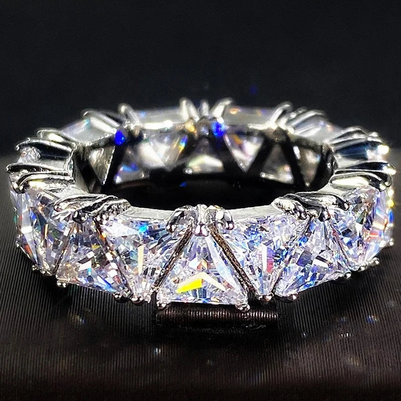 925 Sterling Silver Diamond Ring 💍✨