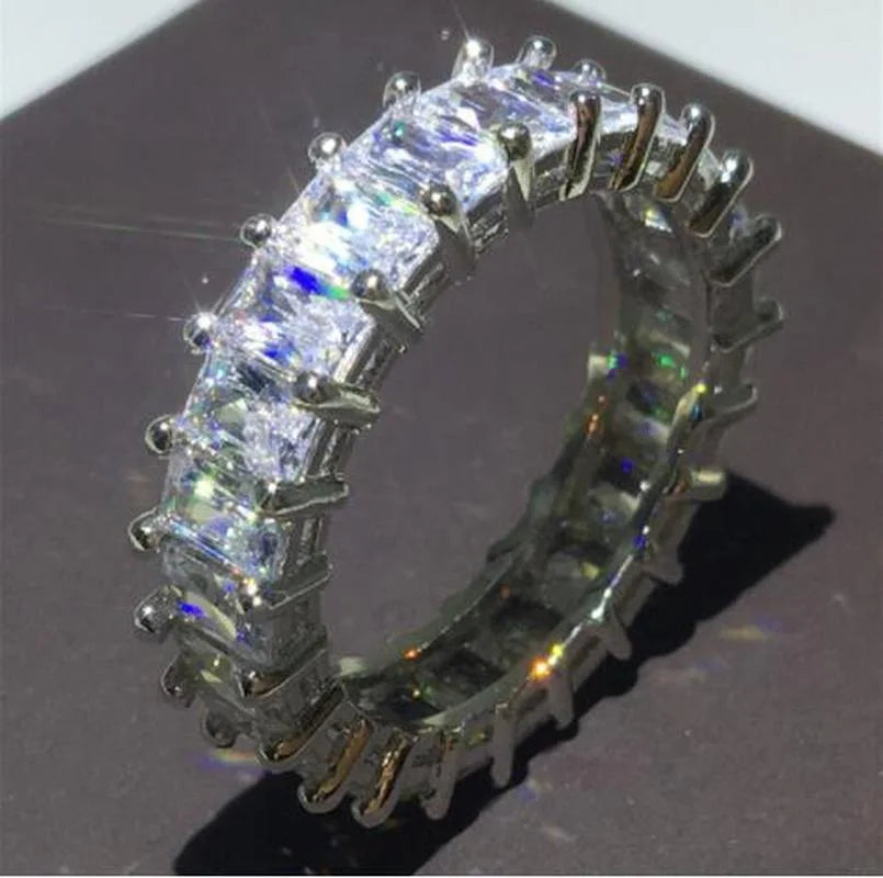 925 Sterling Silver Diamond Ring 💍✨