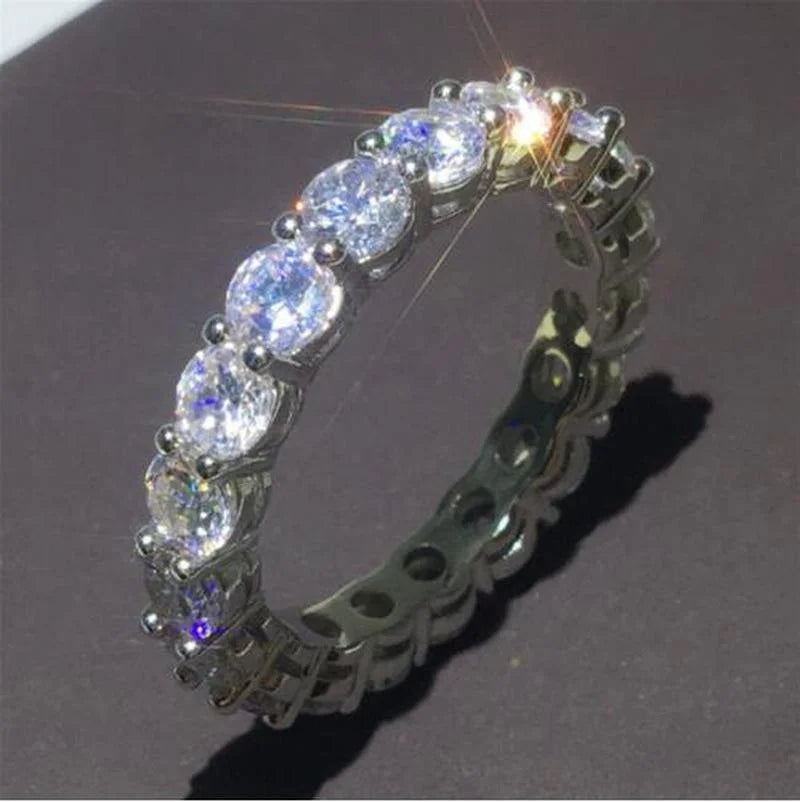 925 Sterling Silver Diamond Ring 💍✨