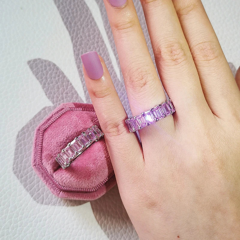 Pink Chunky Rings