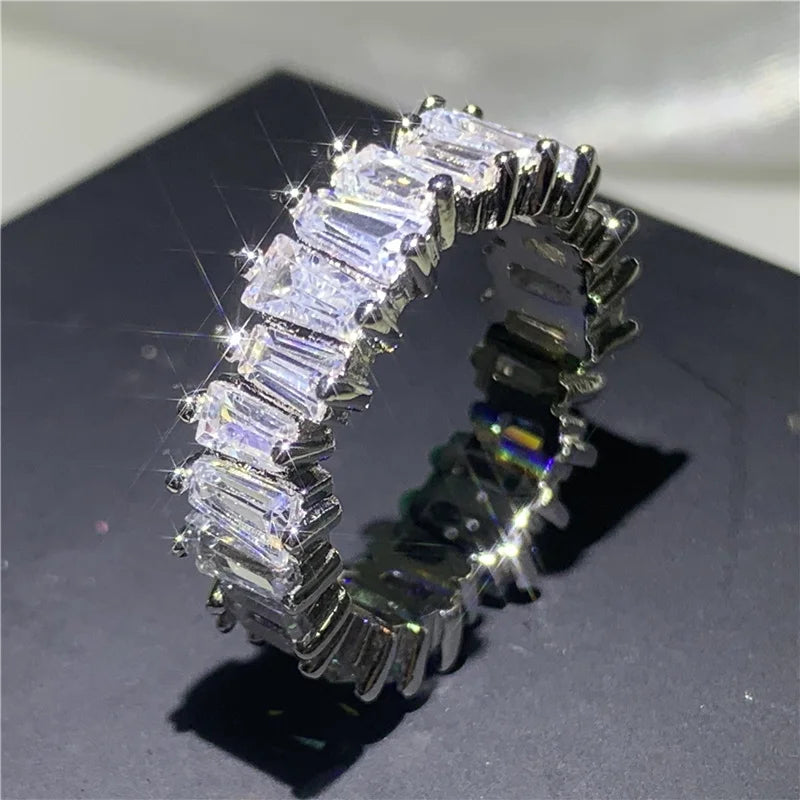 925 Sterling Silver Diamond Ring 💍✨