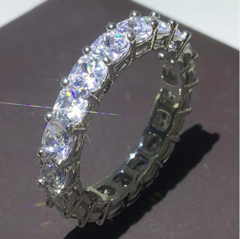 925 Sterling Silver Diamond Ring 💍✨