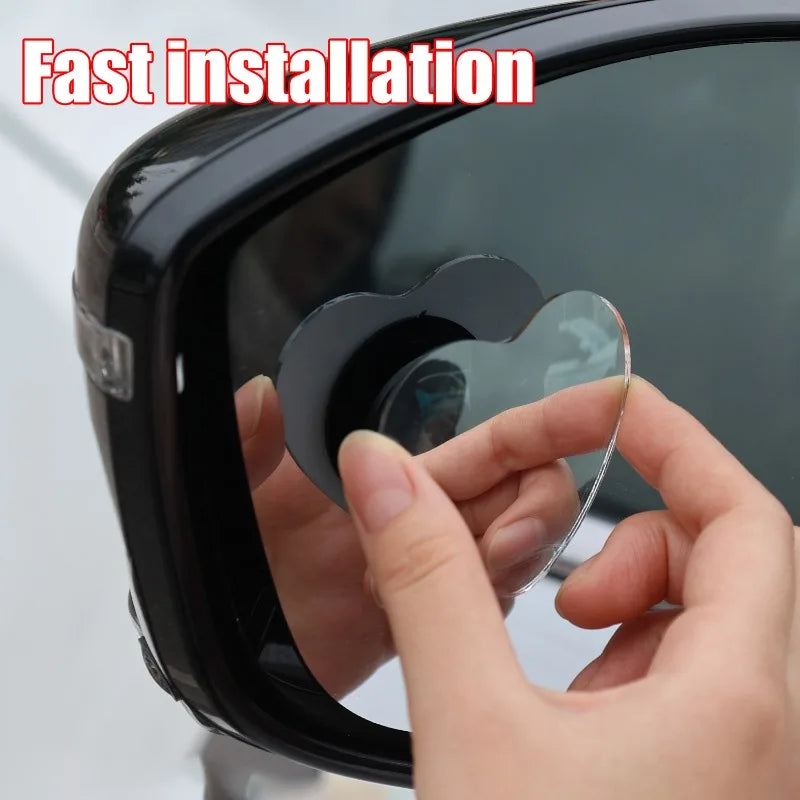 New Adjustable Heart Shaped Blind Spot Mirror