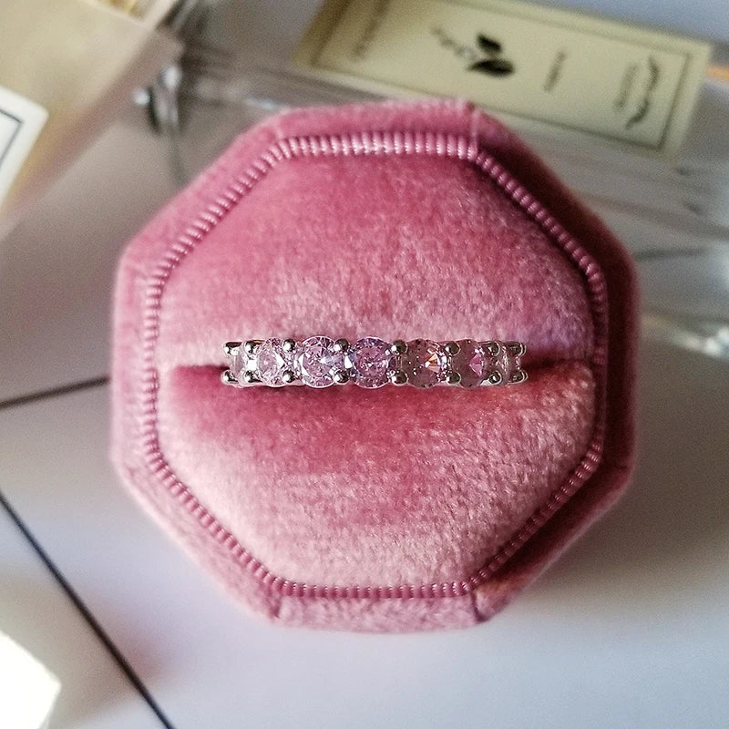 Pink Chunky Rings