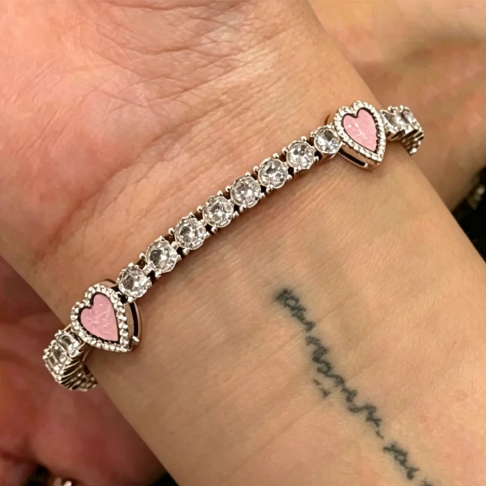 Heart Stainless Steel Bangle🖤