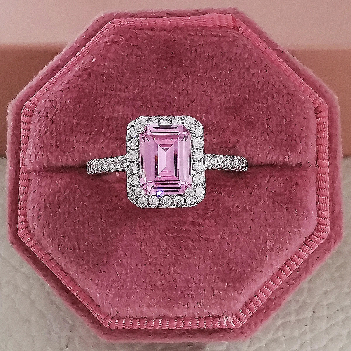 Pink Chunky Rings