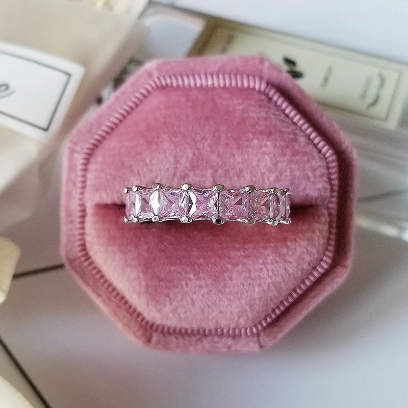 Pink Chunky Rings
