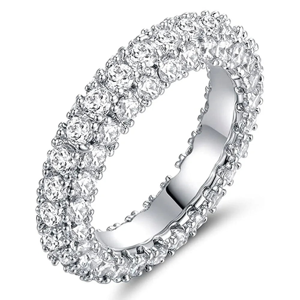 925 Sterling Silver Diamond Ring 💍✨