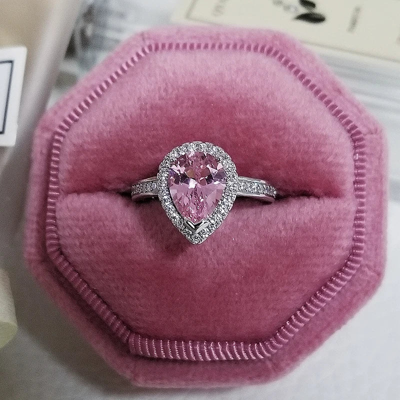 Pink Chunky Rings