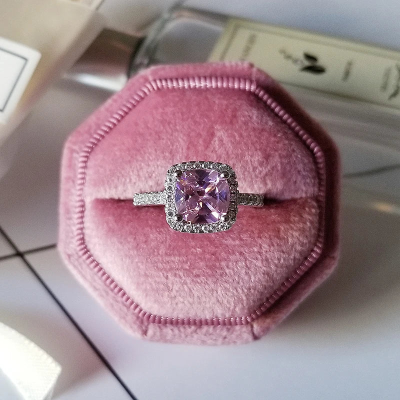 Pink Chunky Rings