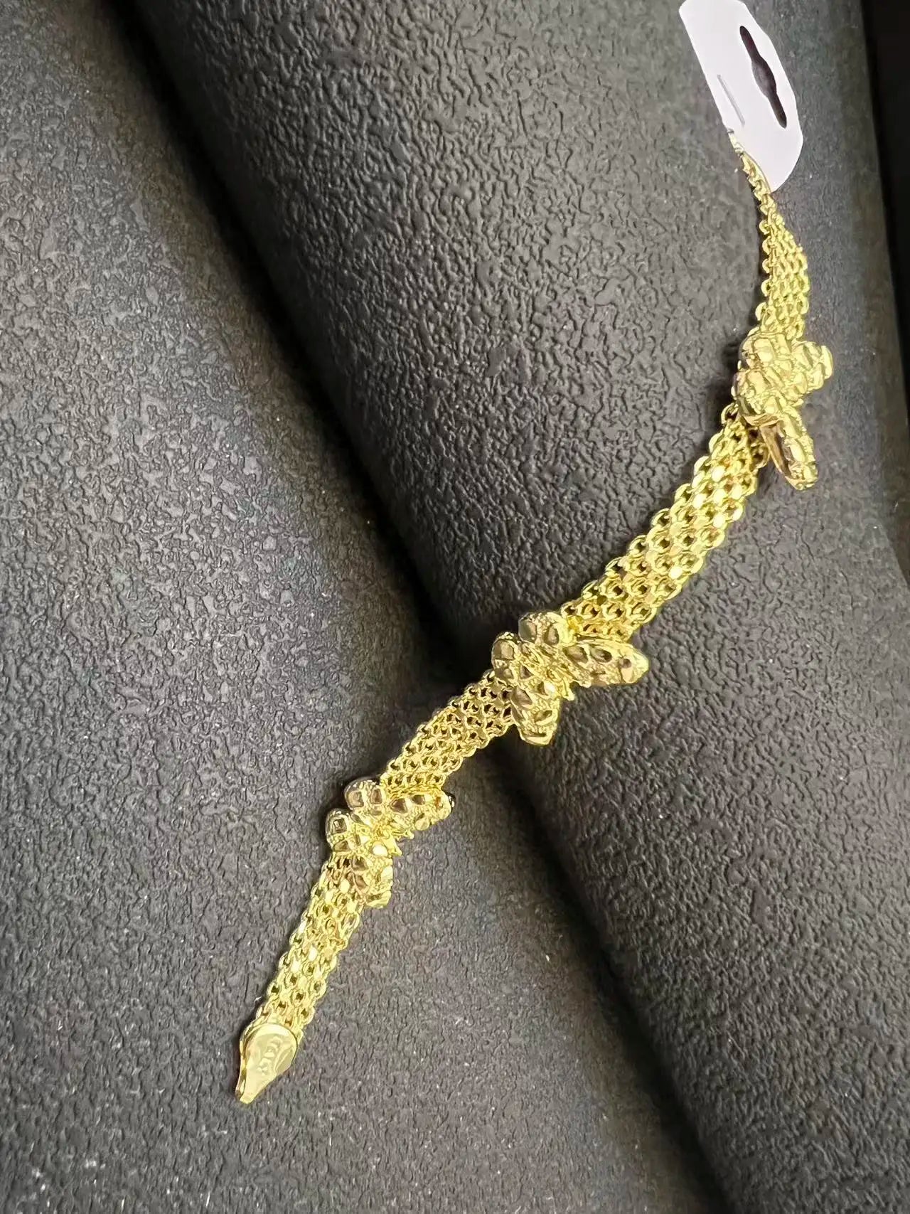 Nugget Gold Plated Bracelet