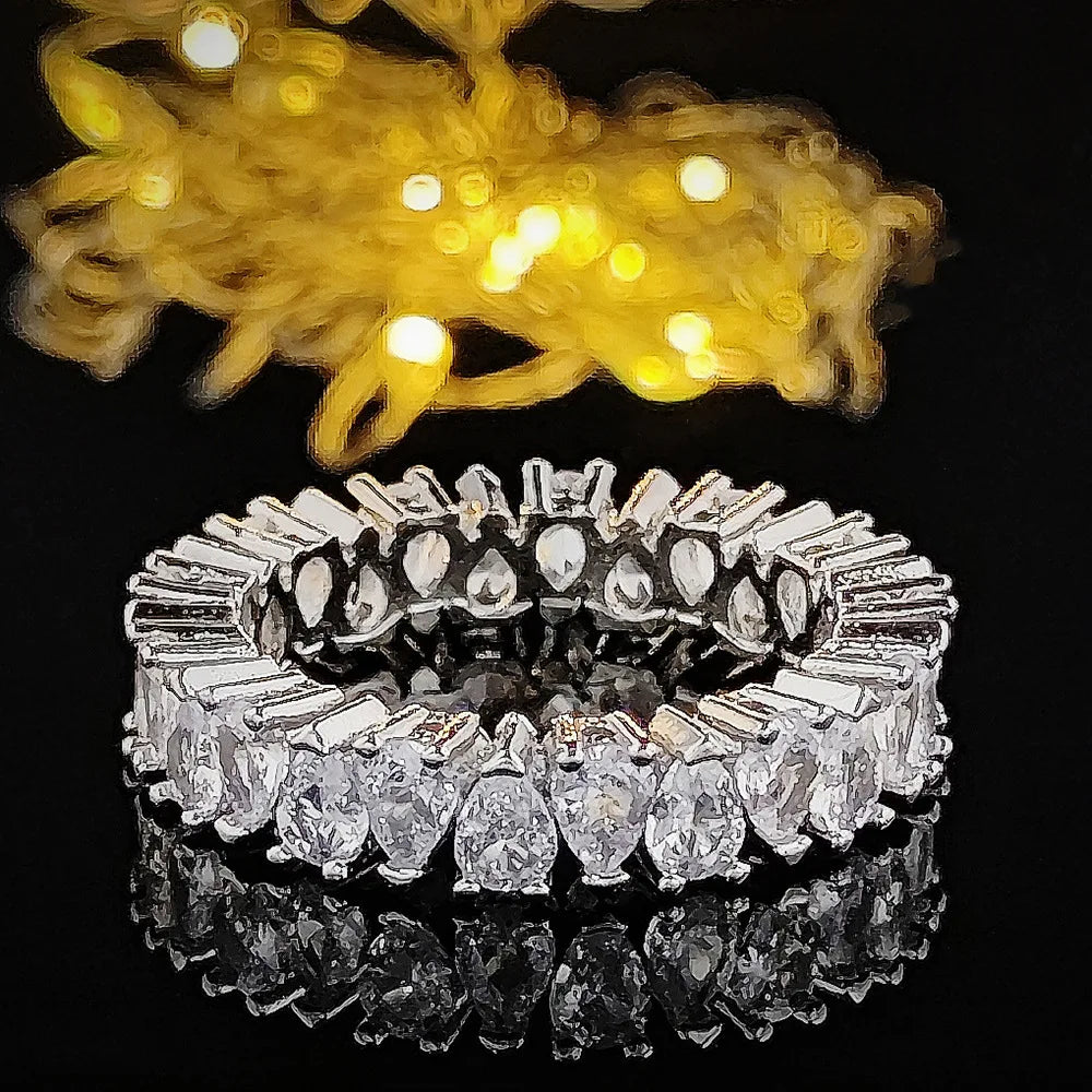 925 Sterling Silver Diamond Ring 💍✨