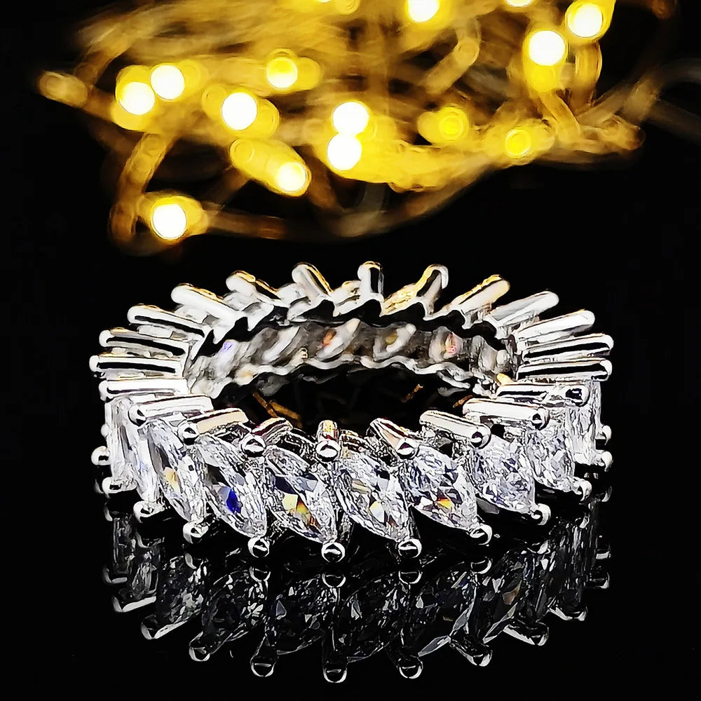 925 Sterling Silver Diamond Ring 💍✨