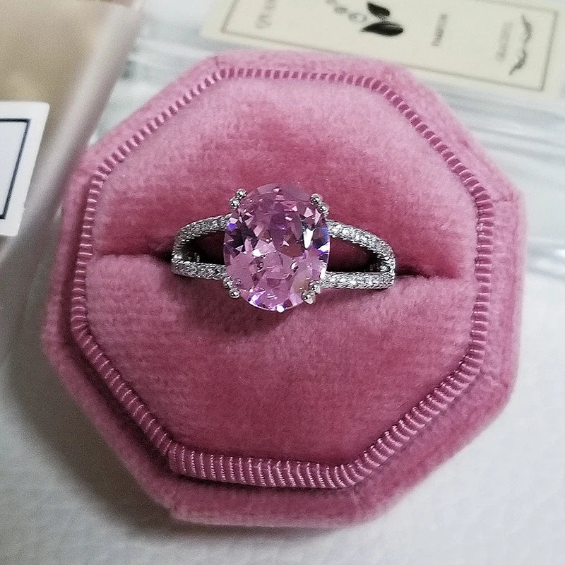 Pink Chunky Rings