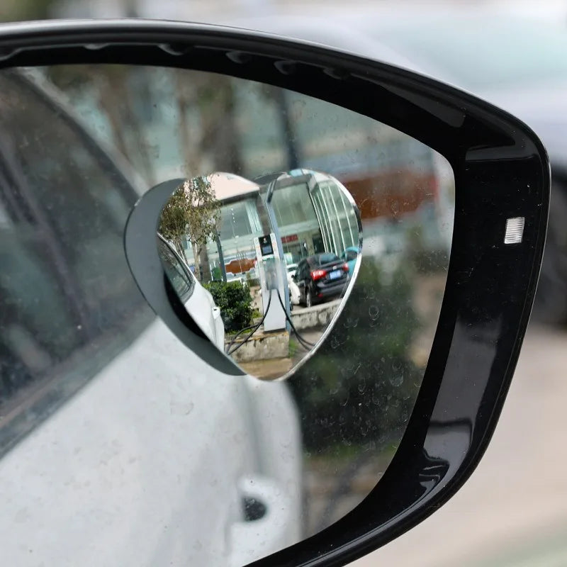 New Adjustable Heart Shaped Blind Spot Mirror