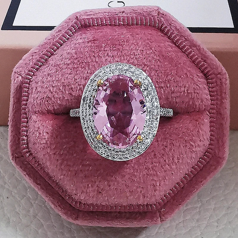 Pink Chunky Rings