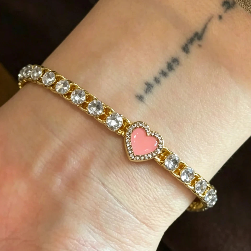 Heart Stainless Steel Bangle🖤