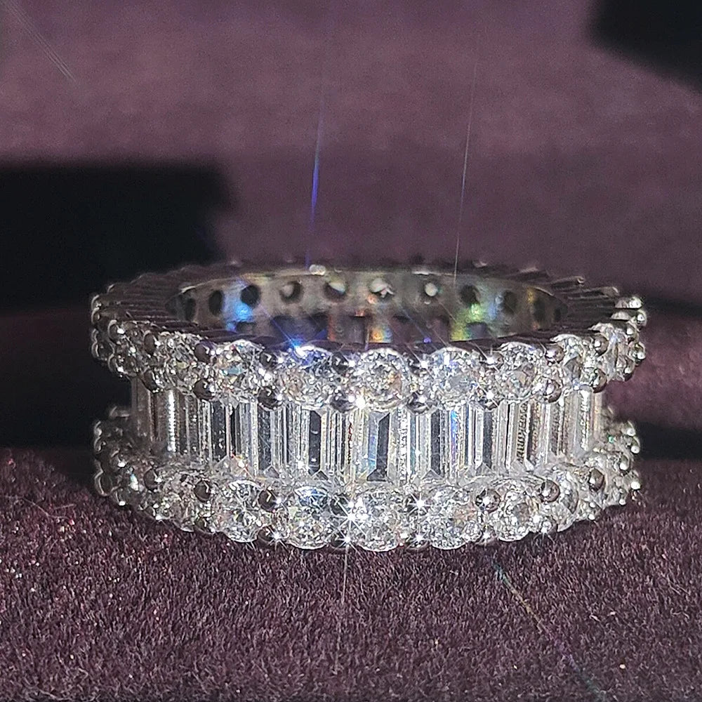 925 Sterling Silver Diamond Ring 💍✨