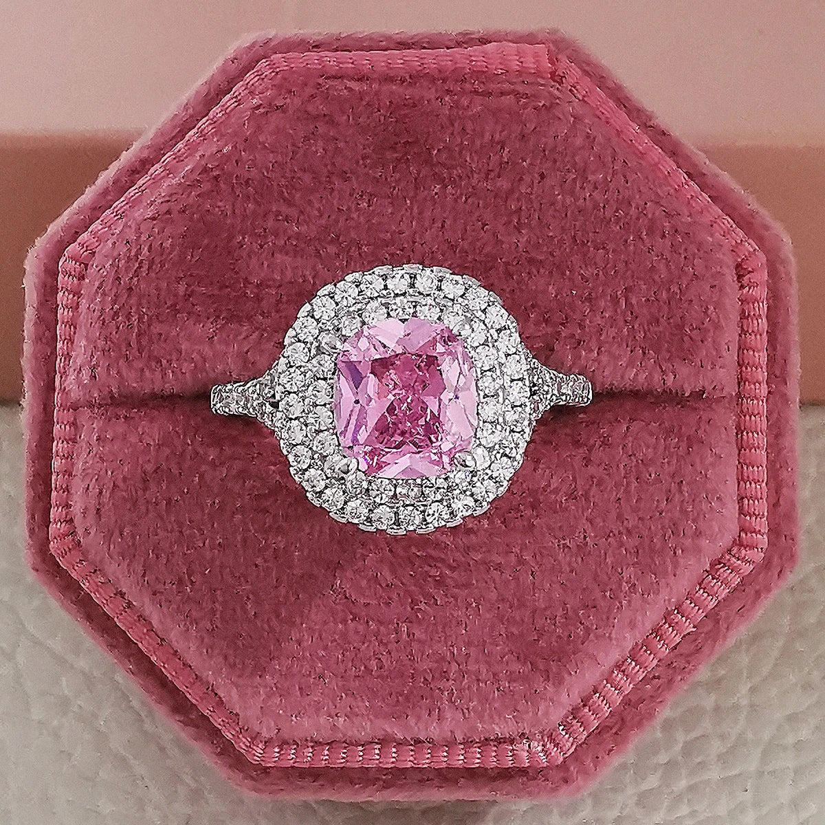 Pink Chunky Rings