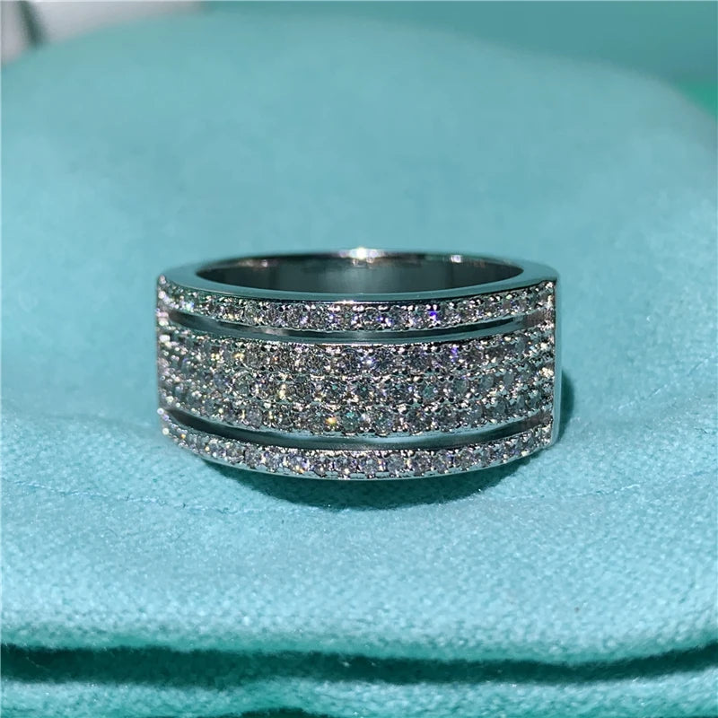 925 Sterling Silver Diamond Ring 💍✨