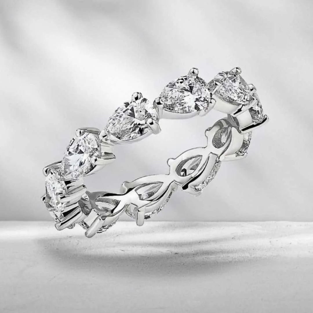 925 Sterling Silver Diamond Ring 💍✨