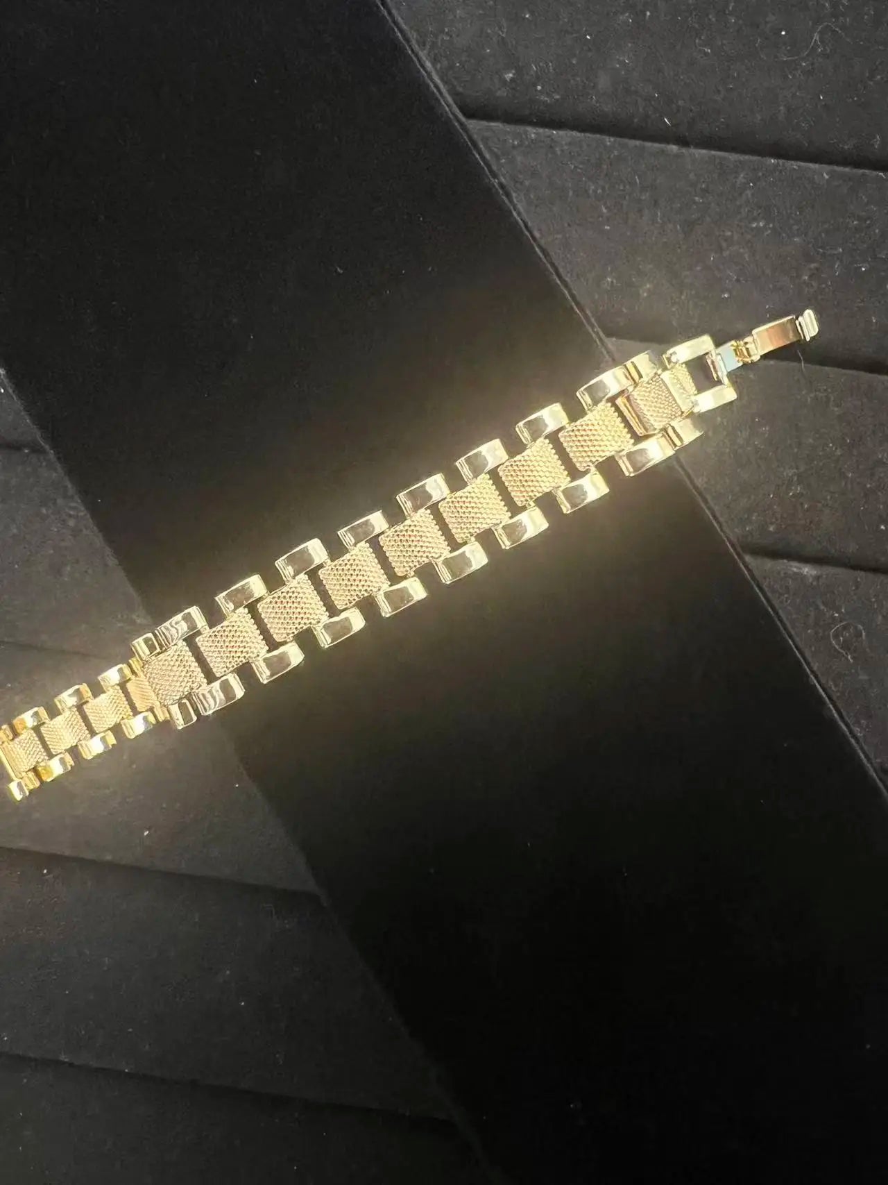 Nugget Gold Plated Bracelet