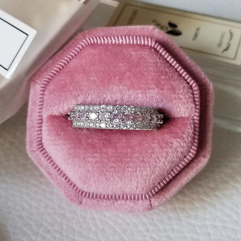 Pink Chunky Rings