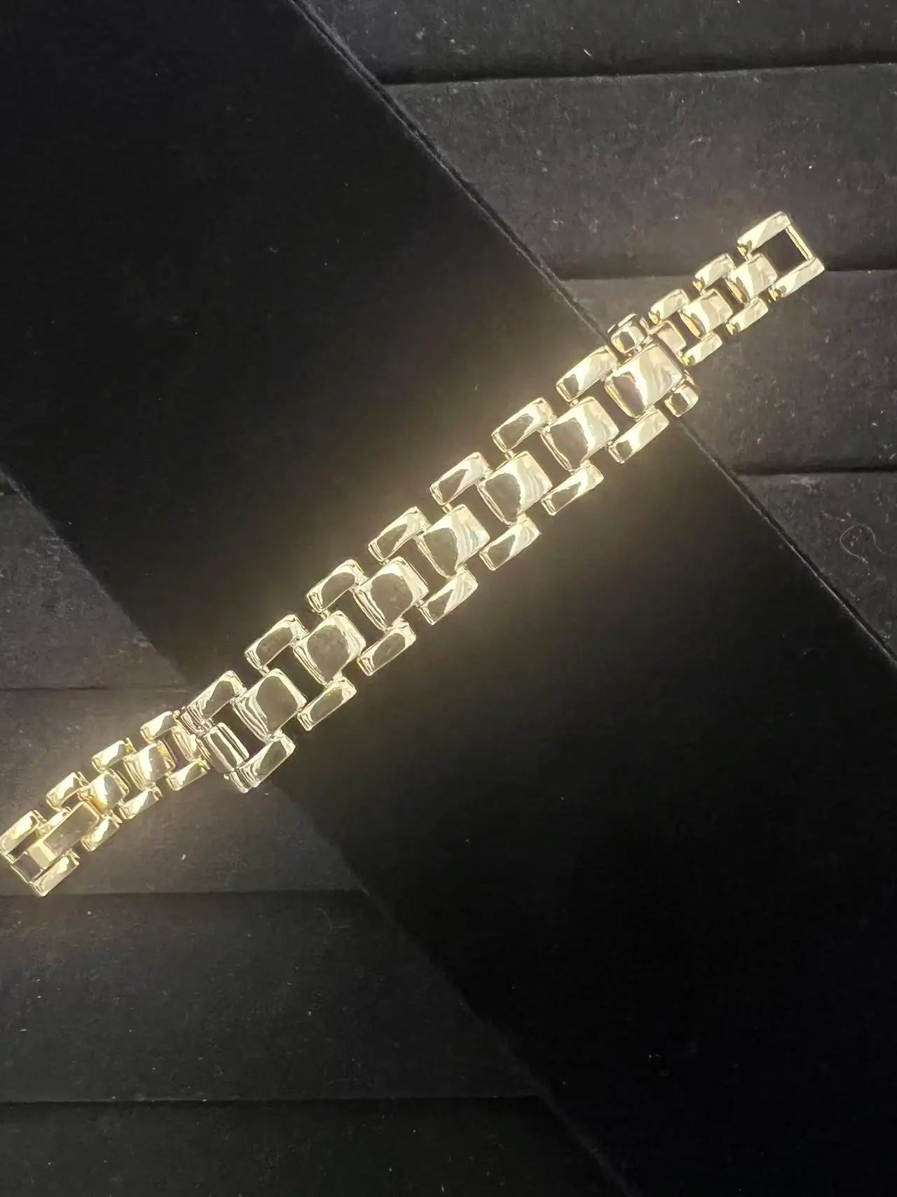 Nugget Gold Plated Bracelet