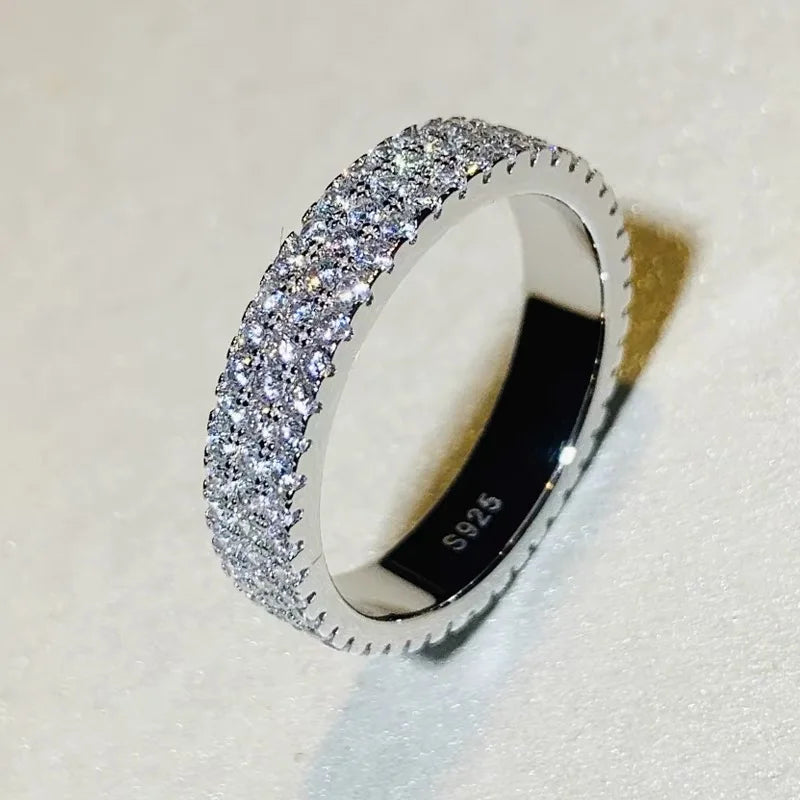 925 Sterling Silver Diamond Ring 💍✨