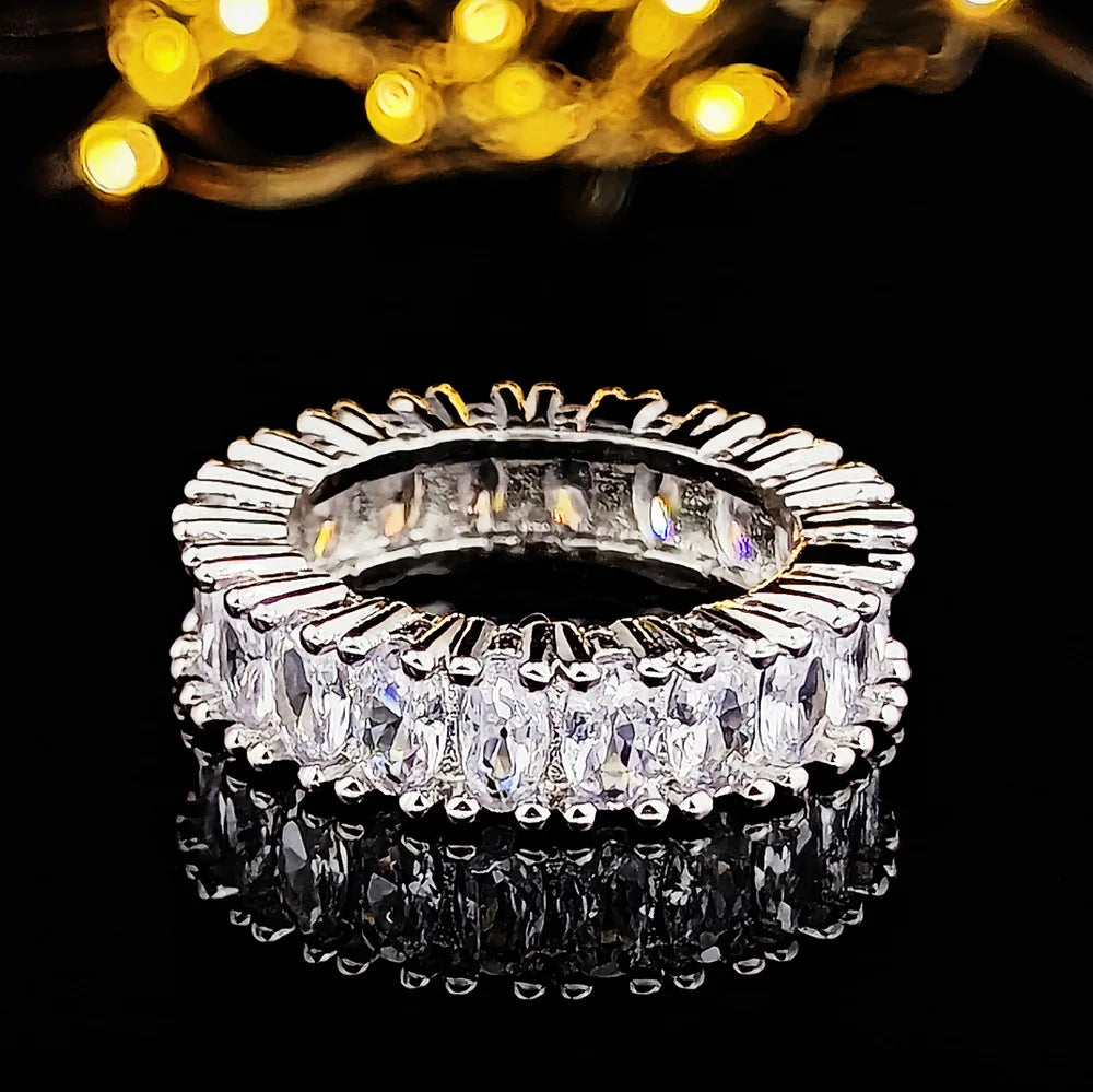 925 Sterling Silver Diamond Ring 💍✨