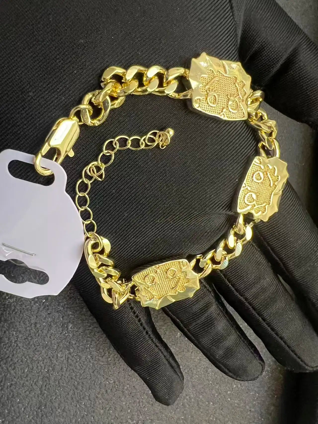 Nugget Gold Plated Bracelet
