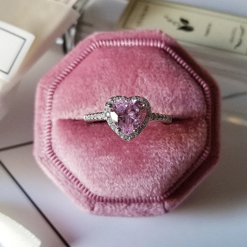 Pink Chunky Rings