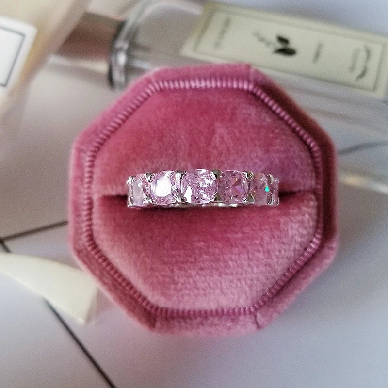 Pink Chunky Rings