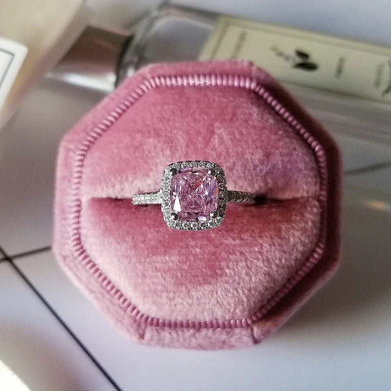 Pink Chunky Rings