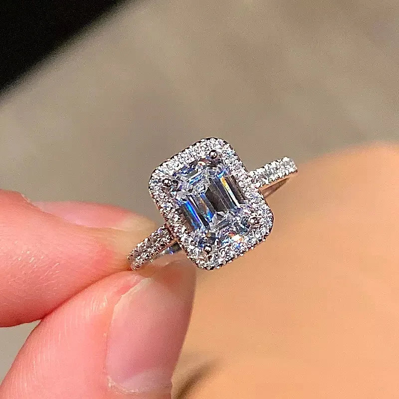 925 Sterling Silver Diamond Ring 💍✨